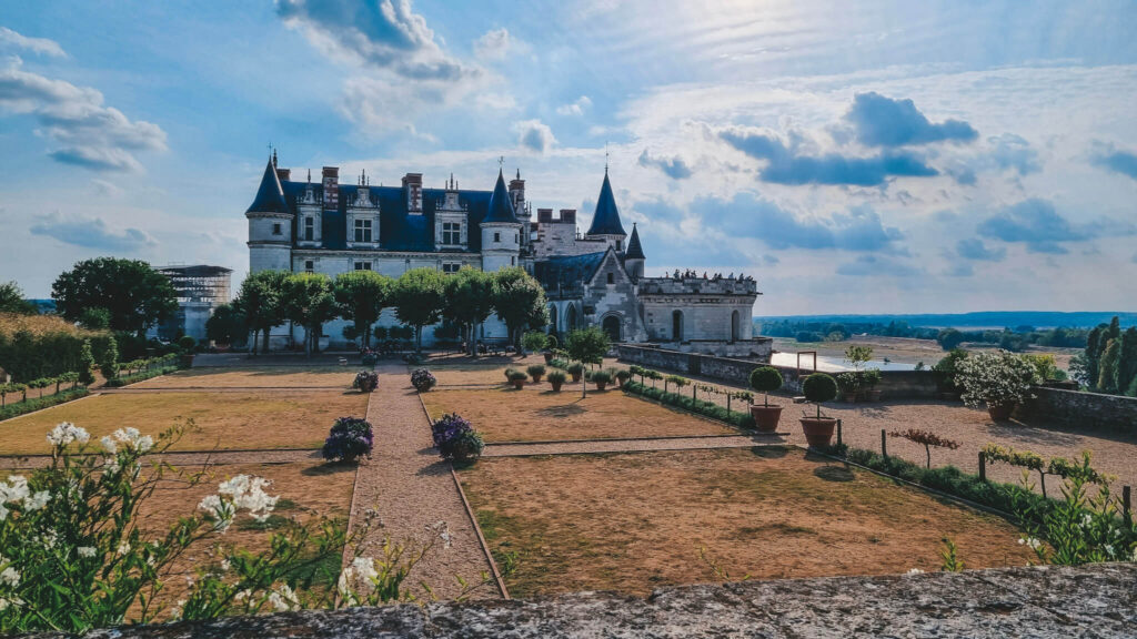 Castelo de Amboise no Vale do Loire, última morada de Leonardo da Vinci